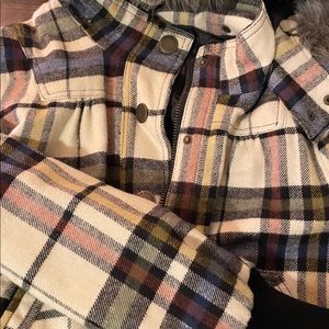 Puff flannel jacket